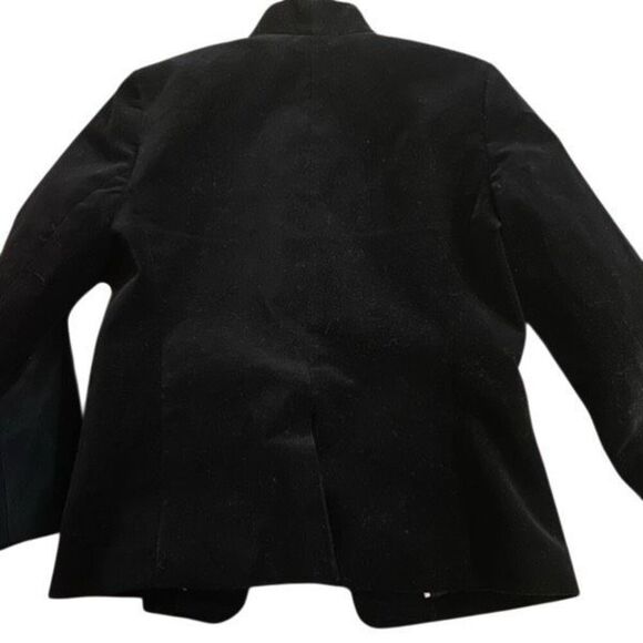 J. Crew 365 size 4 black felt boys suit jacket - Picture 5 of 6